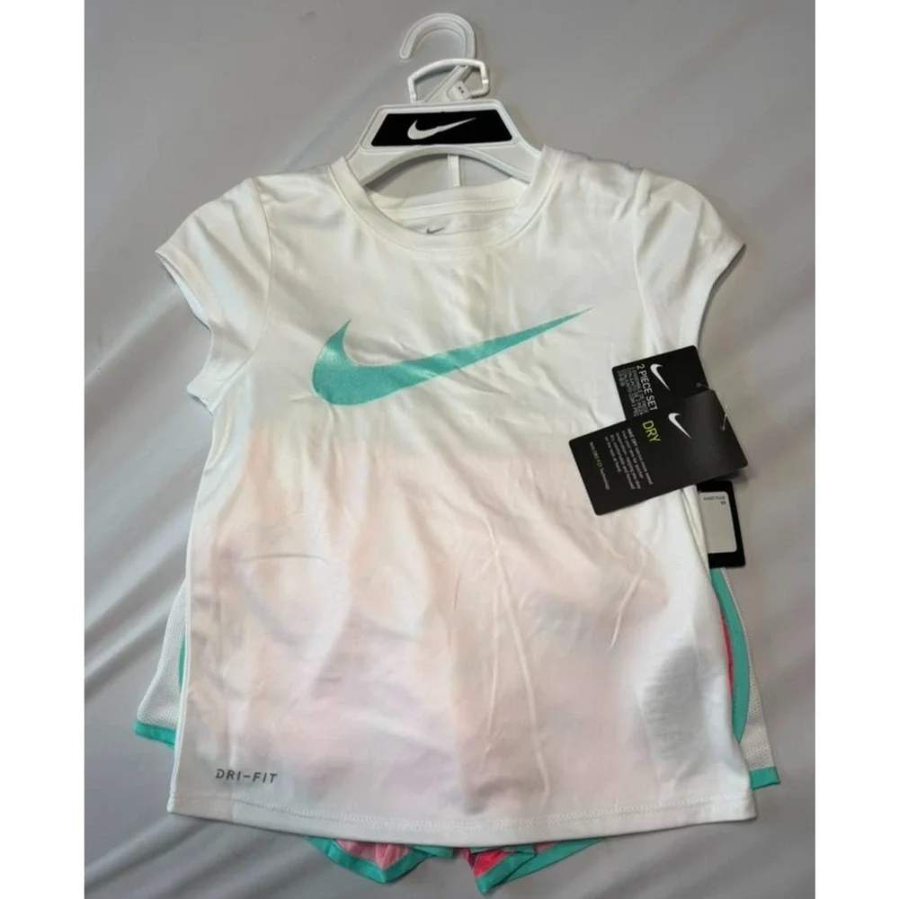 Nike Girls 2-Piece Set – Dri-FIT Performance Outfit – Size 6X
